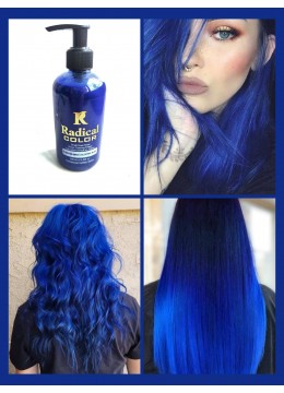 Безамонячна Боя за коса цвят Кралско синьо - Electric Blue - Radical