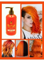 Боя за коса за многократна употреба без Амоняк цвят Оранжево - Orange - Radical