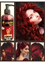 Боя за коса цвят Бургундско червено за многократна употреба - Wine Red - Natural