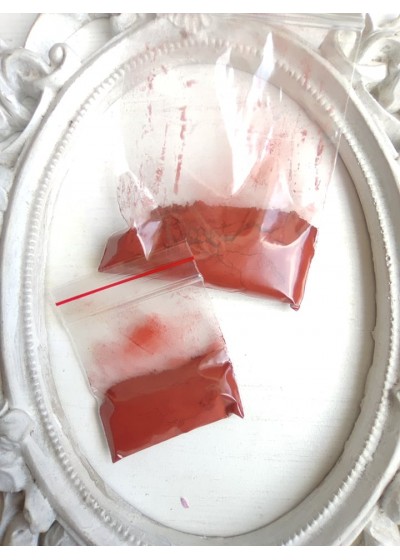 Натурална боя за тъкани и прежда - Железен оксид Керемидено червено (теракота)